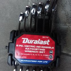 Six Piece Ratcheting Wrenches
