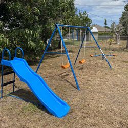 Swing Set with slide And Teeter Totter