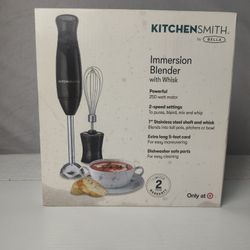 KitchenSmith Immersion Blender with Wisk