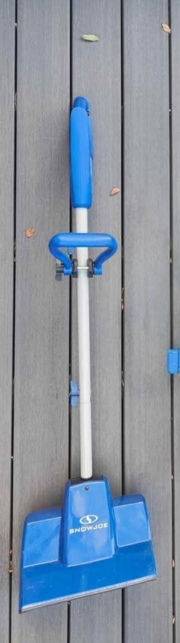 Snow Joe - 24-Volt iON+ 13-Inch Single Stage Cordless Snow Shovel with Ice Dozer (1 x 4Ah Battery and 1 x Charger) - blue