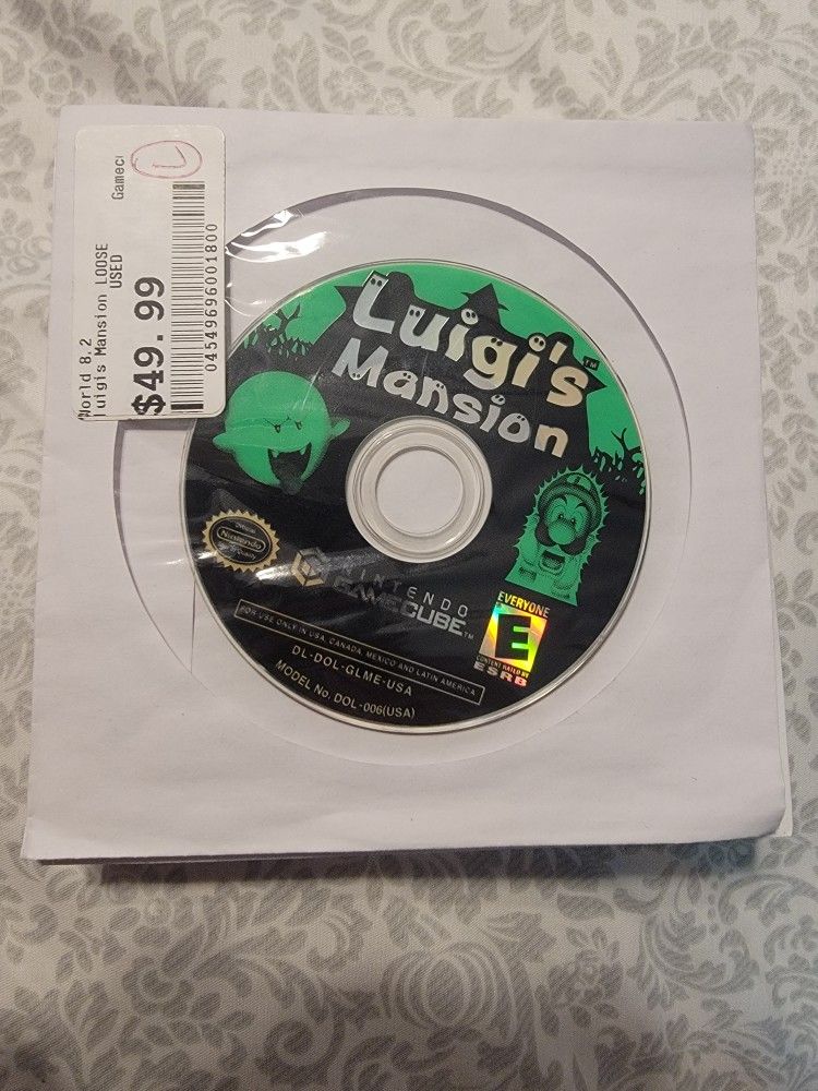 Luigi's Mansion For Gamecube