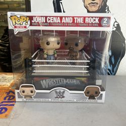 Funko Pop WWE John Cena and the Rock 2 pack 