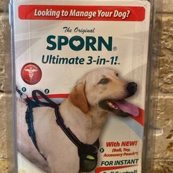 New Sporn 3 In 1 Size Medium/Large Harness-FIRM
