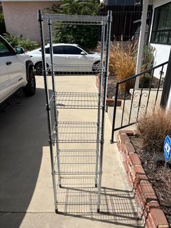 Metal Storage Shelving, 6-Tier Heavy Duty Utility Rack