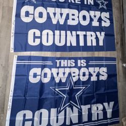 Cowboys Flags Size 3ftx5ft 