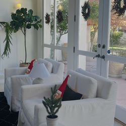 Restoration Hardware Slipcovered Arm Chair