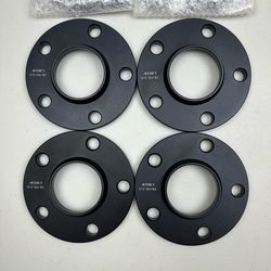 5x112 Wheel Spacers 12mm Thick 14x1.5 Studs 66.6mm Hub Bore Set of 4