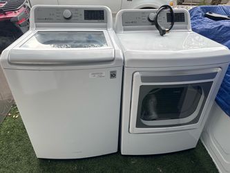 LG True Balance Top Load Washer and Electric Dryer !