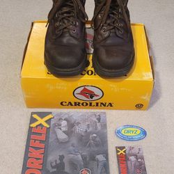CAROLINA WorkFlex 6" Safety Toe Leather Work Boot 9D
