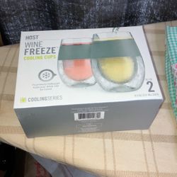 Two - Wine Freeze Cooling Cups