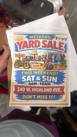 Yard sale