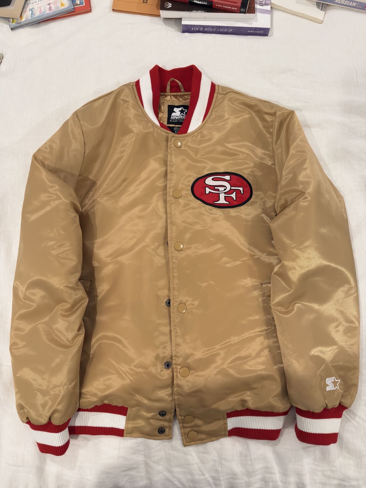 SF 49ers Starter Jacket — Size M