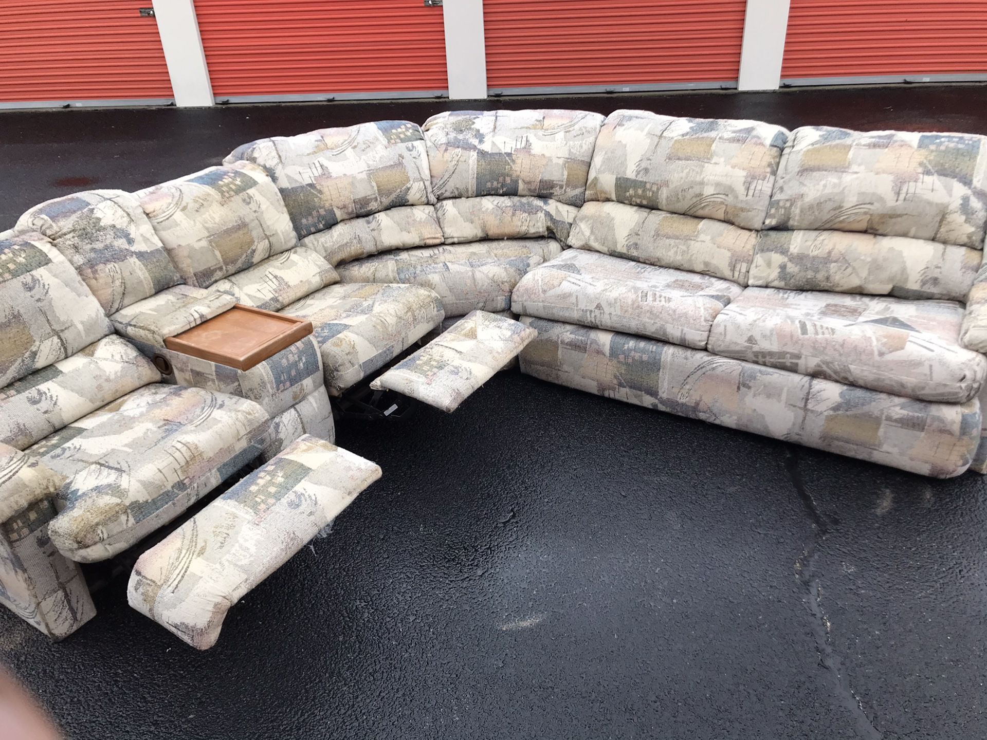 Reclining Pullout Bed Sectional only $225