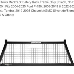 RealTruck Backrack Safety Rack 