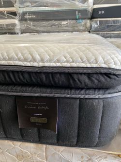 king mattress stearns &foster pillowtop