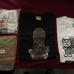 Bape Star Wars Tees Supreme  NEW