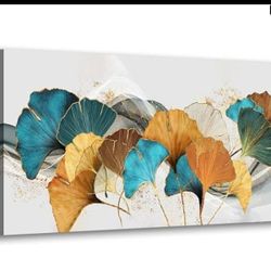 Botanical Wall Art Prints Floral Artwork Colorful Leaf Flower Pictures Room Wall Decor