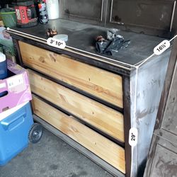 3 drawer dresser 30” tall 16” wide 