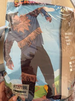 Men’s scarecrow costume size large Men’s scarecrow costume size large