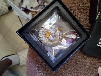 14K Gold Lion Pendent 