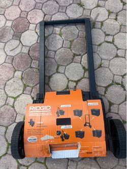 ridgid telescopic handle whit weels pro gear gen2.0