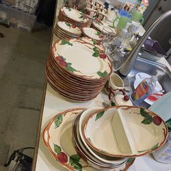 Franciscan Apple China, 83 Pieces Service For 10?