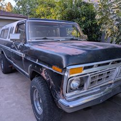 1977 Ford F150 Ranger XLT 4x4 Long Bed Heavy Half