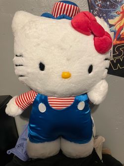 Hello kitty patriotic plush greeter