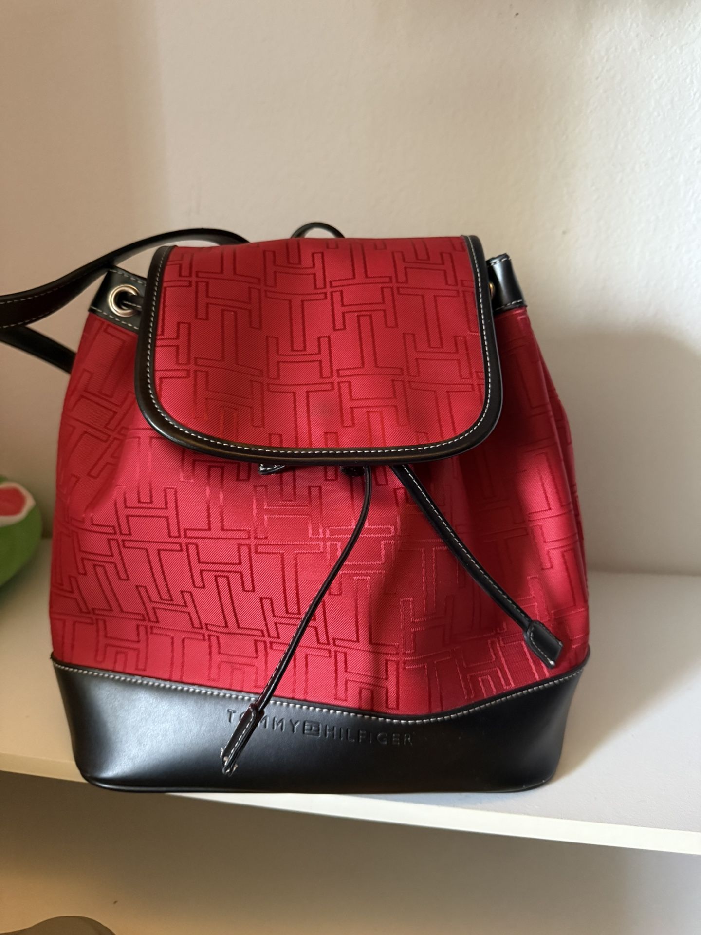 Tommy Hilfiger Red Backpack