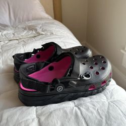 Post Malone X Crocs Duet Max Clog II Black / Pink