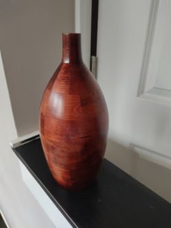 artisanMid-century wooden bottle