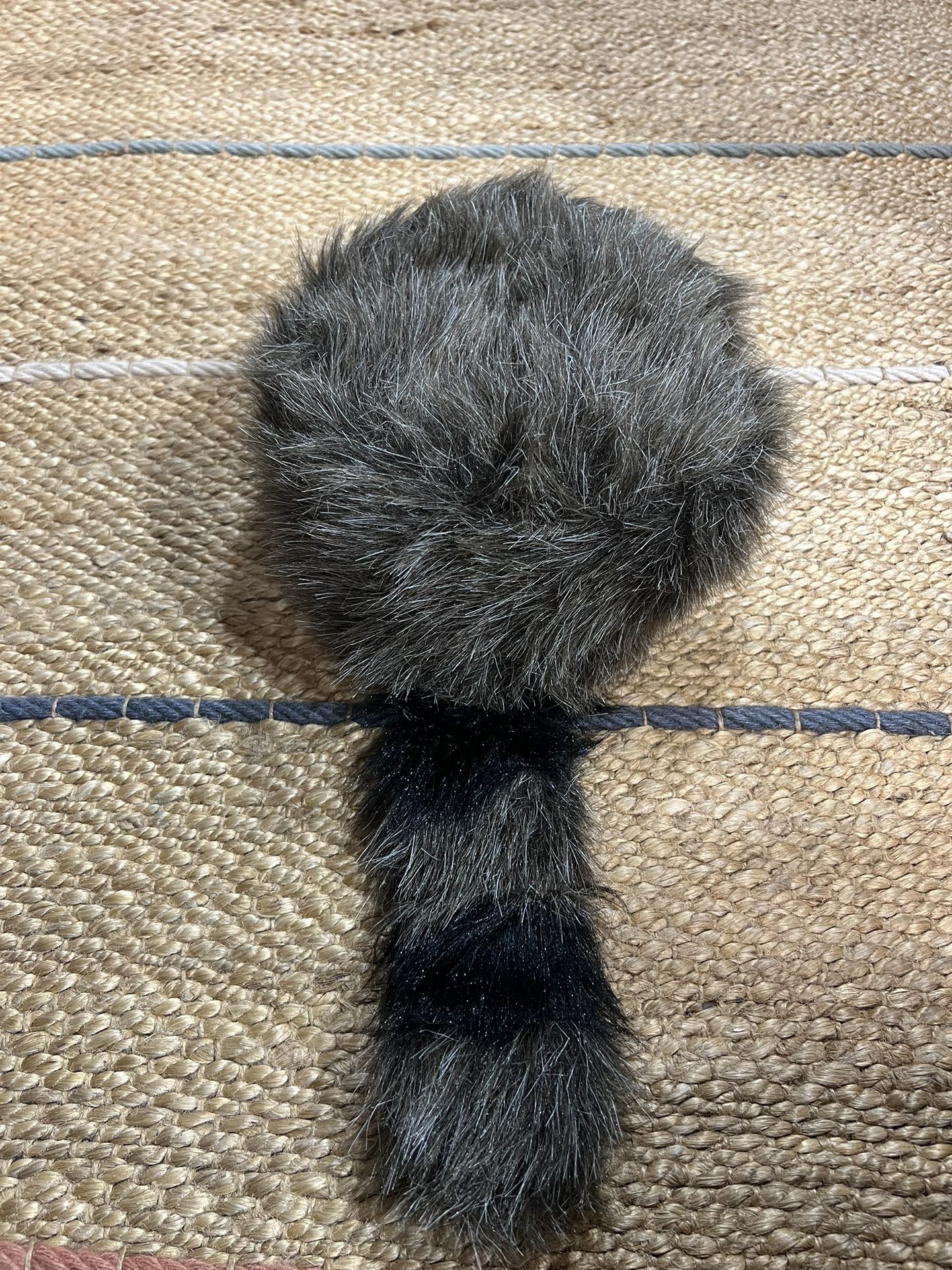 “Coonskin Cap” Faux Raccoon Hat for Costume