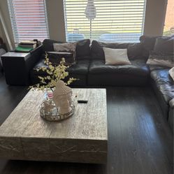 Leather Couch Sectional