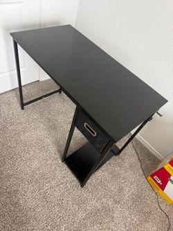 Black desk