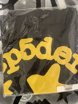 SPIDER HOODIE YELLOW ONYX SIZE SMALL