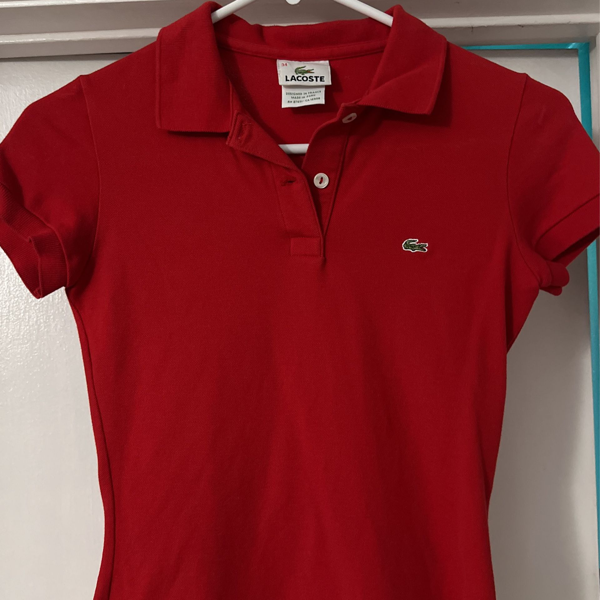 Red Lacoste Blouse for Sale in El Monte, CA -