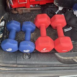Two Sets Of Dumbbells