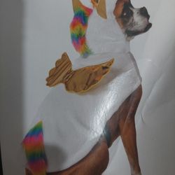 New Dog Unicorn Costume Size Large