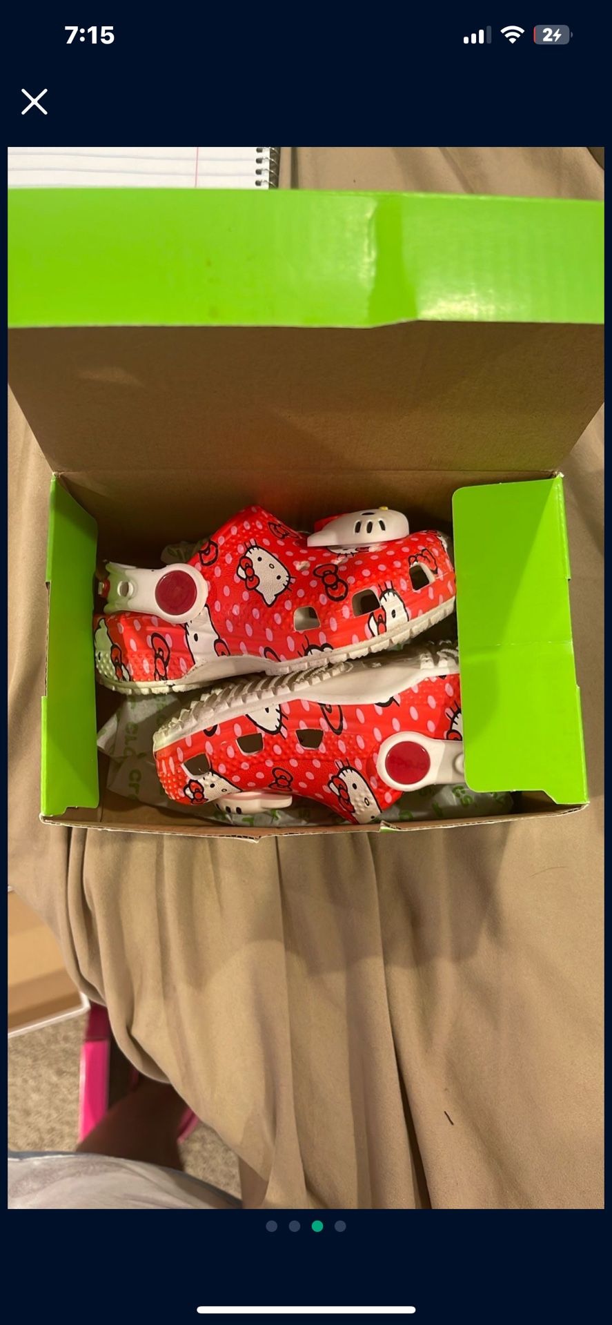 hello kitty toddler crocs