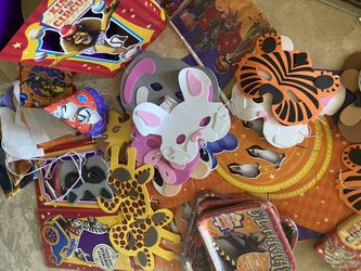 Madagascar birthday party stuff