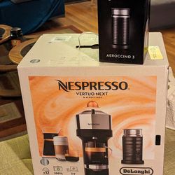 Nespresso Vertuo And milk frother