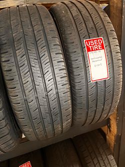 2 USED 21555R18 Continental All SEASON tires for $100 installed and balance.  21555R18 215 55 18 215 55 R 18 215/55/18 215/55/R18  Texas Extreme Tire 