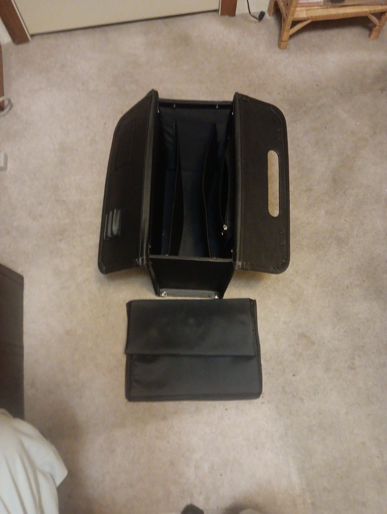 Extra Size Brief Case & Pouch (Leather)