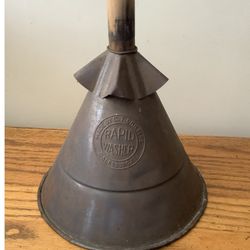 Vintage C.T. Childres RAPID WASHER Laundry Plunger Made in Galesburg, ILL. USA.