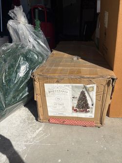 Christmas Trees, heater, toaster oven, memory foam mattress
