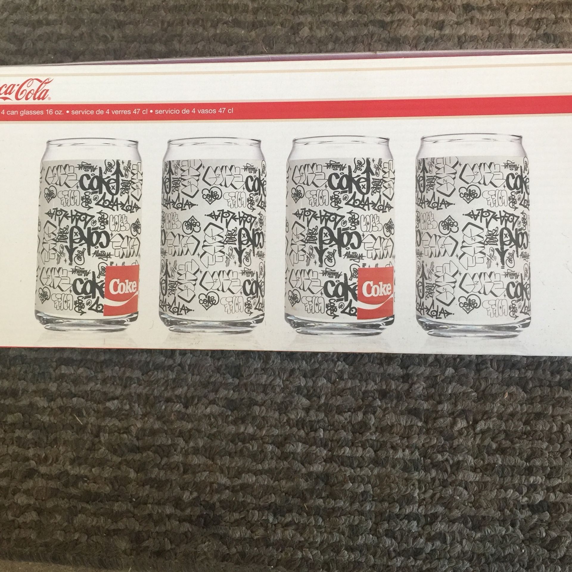 coca cola 16 oz can glasses