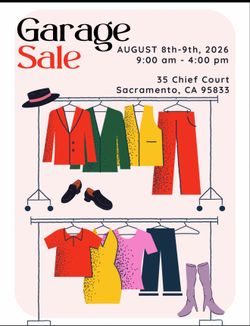 Garage Sale - (in Natomas) - Aug 8th & Aug 9th