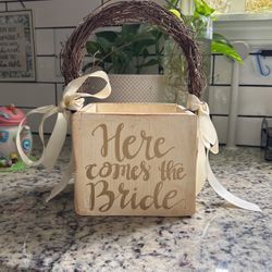 Flower Girl Basket For Wedding 