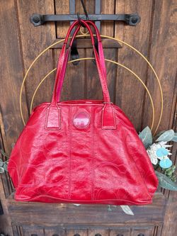 Patent Leather Red Coach