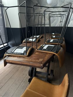 Industrial Wood & Iron Dining Table + 14 Modern 